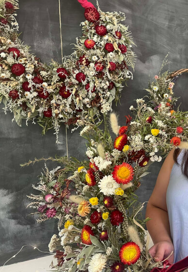 Long Lasting Dried Floral Wreath Workshop