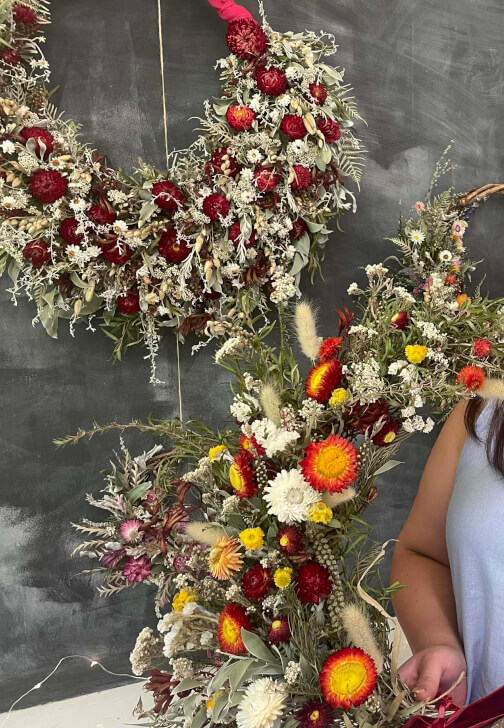 Long Lasting Dried Floral Wreath Workshop