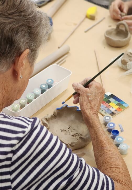 Pottery class in Morningside