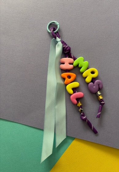 Make Your Own Beaded Name Keychain Workshop