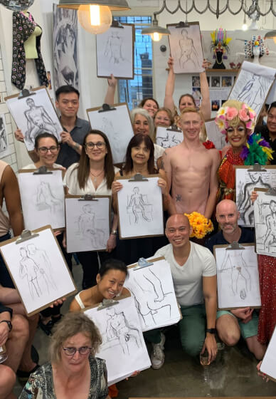 Life Model Portrait Life Drawing Model