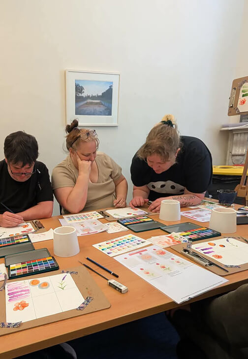 Merry Christmas Watercolour Workshop