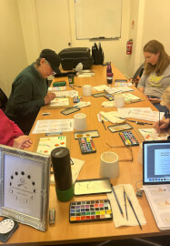 Merry Christmas Watercolour Workshop