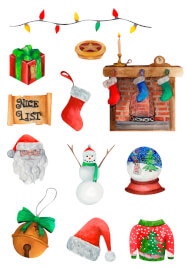 Merry Christmas Watercolour Workshop