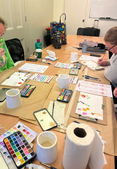Merry Christmas Watercolour Workshop