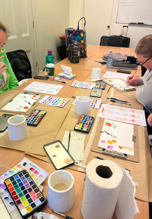 Merry Christmas Watercolour Workshop
