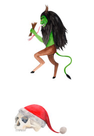 Merry Krampus Watercolour Workshop