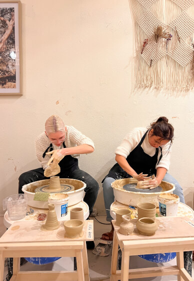 Mid Fire Glazing and Make-Up Class