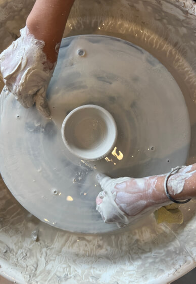 Mid Fire Glazing and Make-Up Class