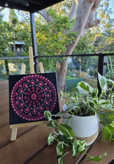 Mindful Dot Mandala Workshop: Among the Plants
