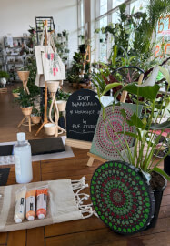 Mindful Dot Mandala Workshop: Among the Plants