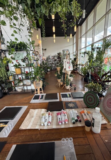 Mindful Dot Mandala Workshop: Among the Plants