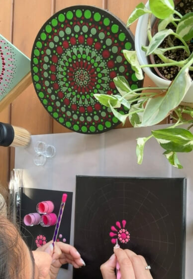 Mindful Dot Mandala Workshop: Among the Plants
