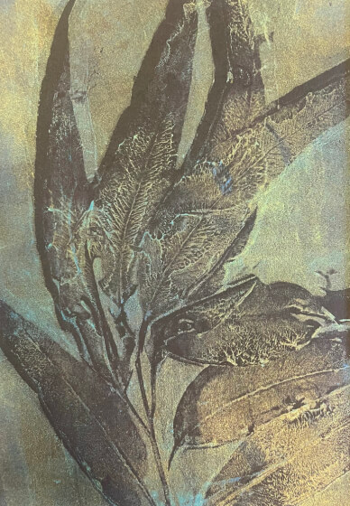 Mixed Media Gel Plate Botanical Printing Class