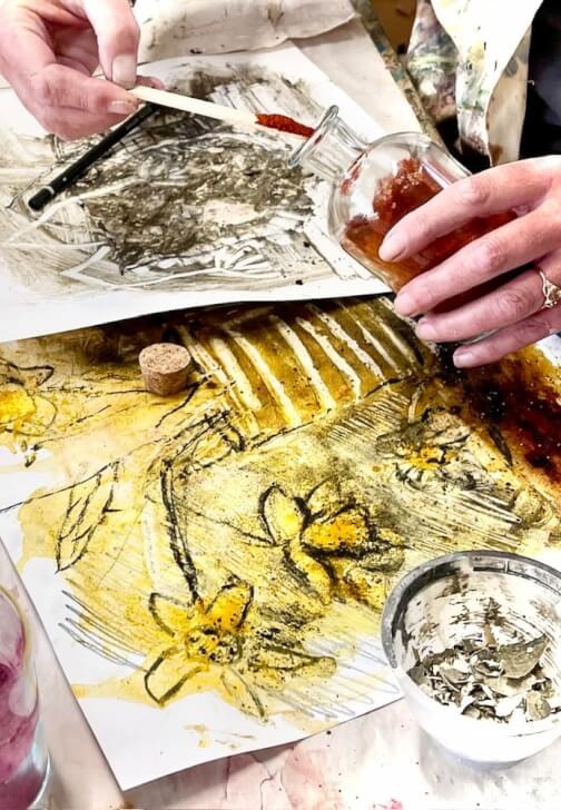 Painting class in Kyneton with The Old Auction House