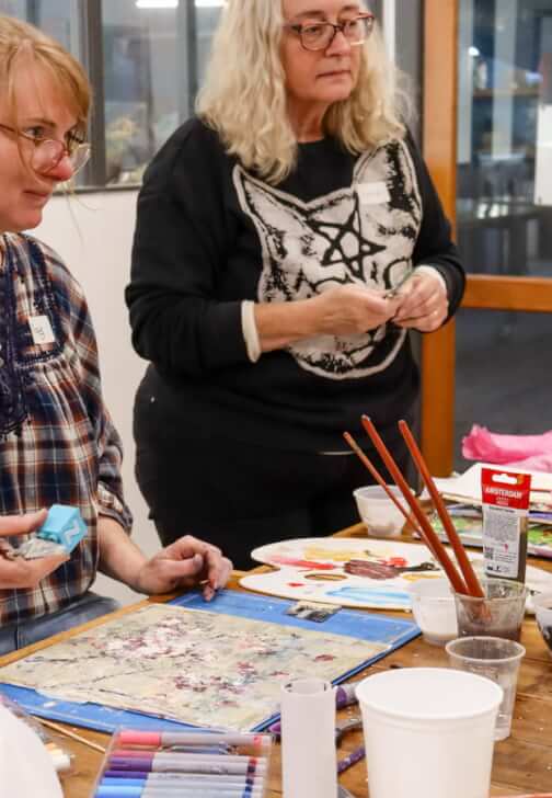 Painting class in Kyneton, VIC