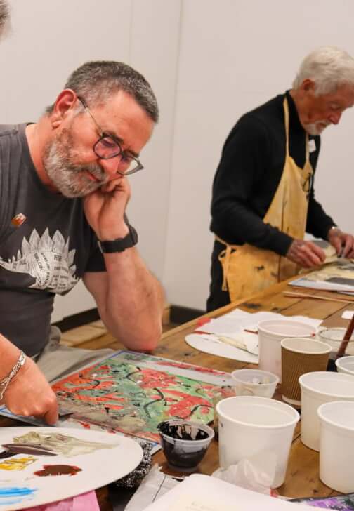 Painting class in Kyneton with The Old Auction House