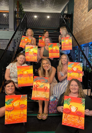 Mobile Paint and Sip Class: Sunshine Coast
