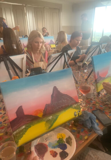 Mobile Paint and Sip Class: Sunshine Coast