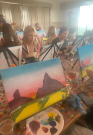 Mobile Paint and Sip Class: Sunshine Coast