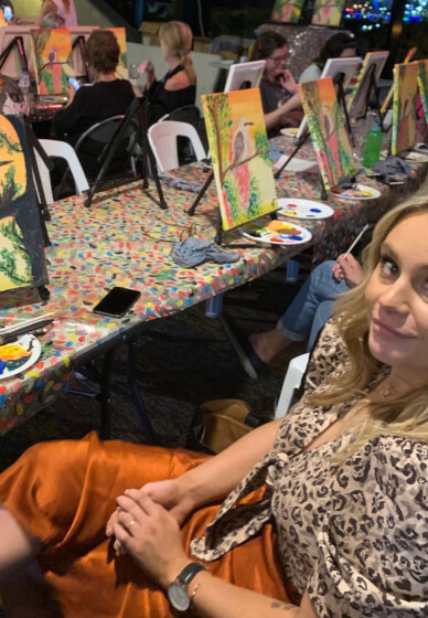 Mobile Paint and Sip Class: Sunshine Coast
