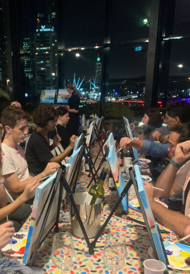 Mobile Paint and Sip Class: Sunshine Coast