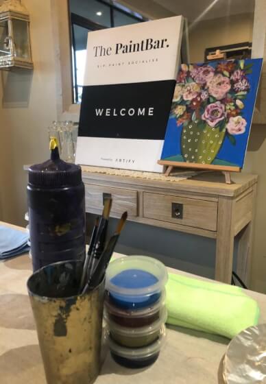 Mobile Paint and Sip Class: Sunshine Coast