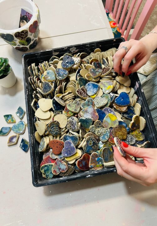 Glassblowing and Mosaic class in Tennyson