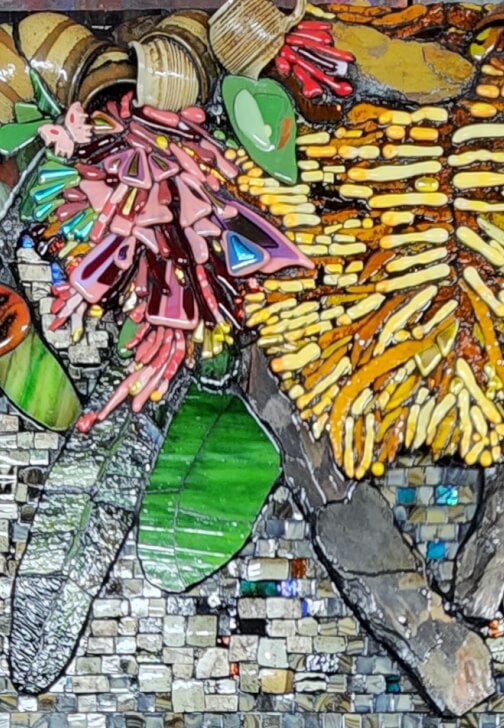 Mosaic Smalti Course - 1 Day Intro to Smalti Glass, Mixed Media