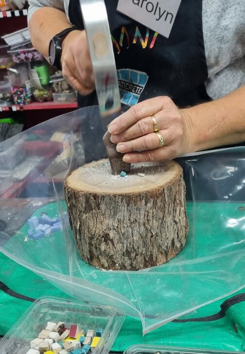 Photo from a glassblowing and Mosaic class in Coorparoo