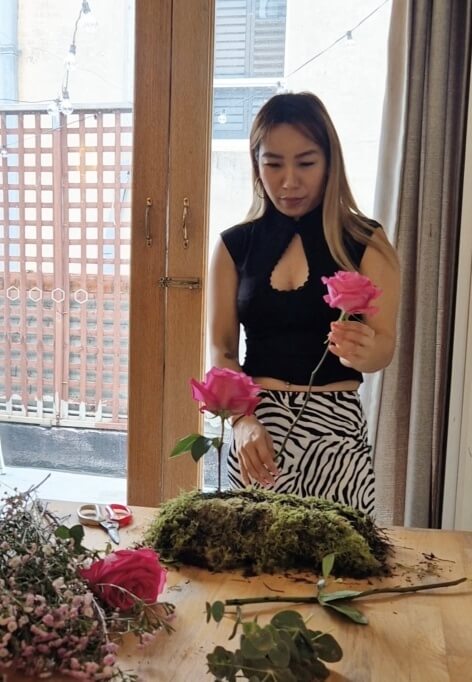 Floristry class in Forest Lodge