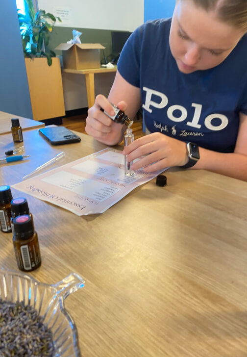 Photo from a perfume Making class in Annerley