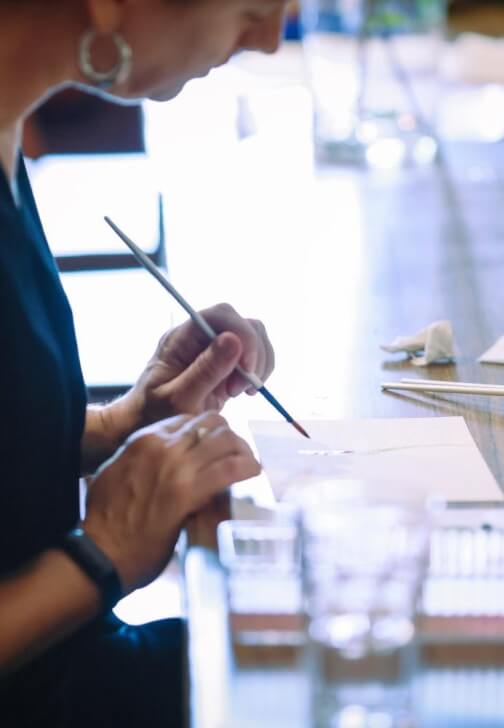 Painting class in Marrickville