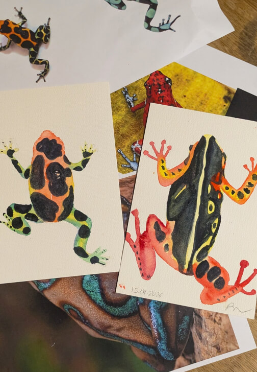 Photo from a painting class in Marrickville