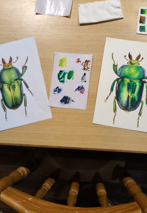 Painting class in Marrickville with Biini Design Studio