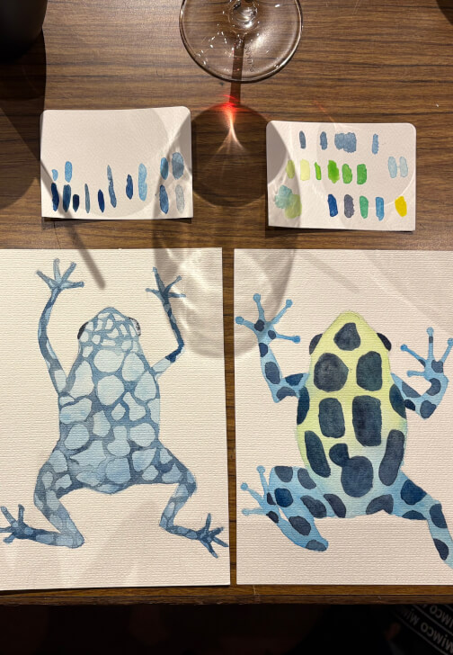 Photo from a painting class in Marrickville