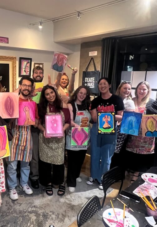 Painting class in Surry Hills