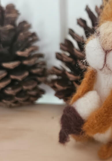 Needle Felting Workshop: Make a Cute Squirrel