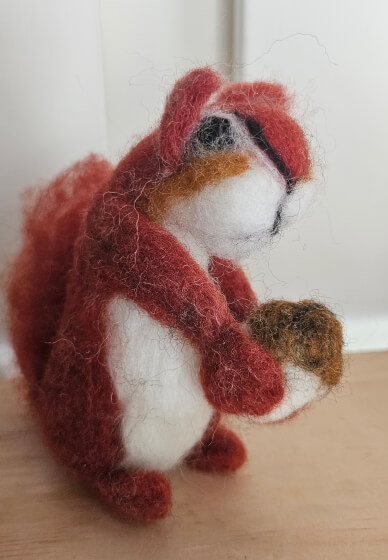 Needle Felting Workshop: Make a Cute Squirrel