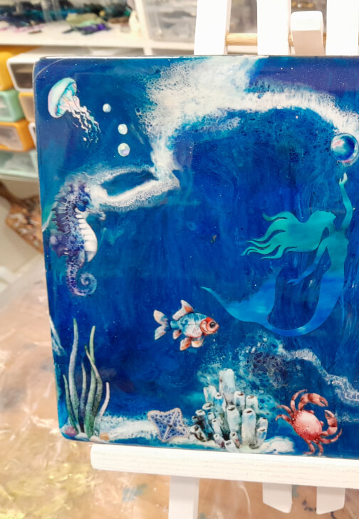Ocean Life Resin Art Workshop — Petrie | Create Marine‑Inspired R
