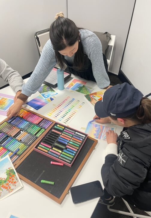 Oil Pastel Landscape Painting Workshop
