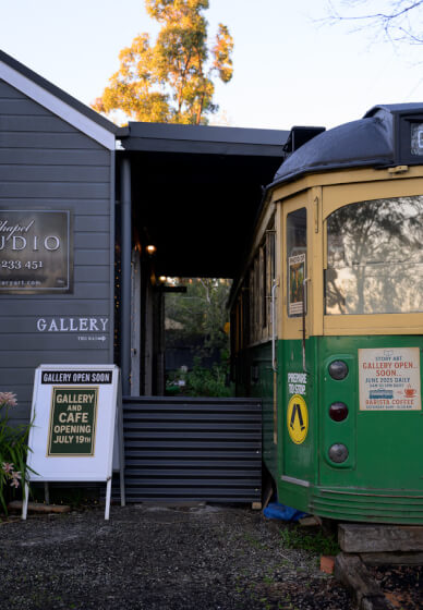 Paint a Pot Experience in a Vintage Tram