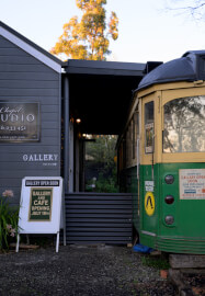 Paint a Pot Experience in a Vintage Tram