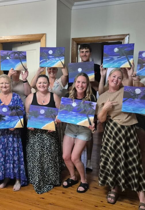 Photo from a painting class in Long Jetty
