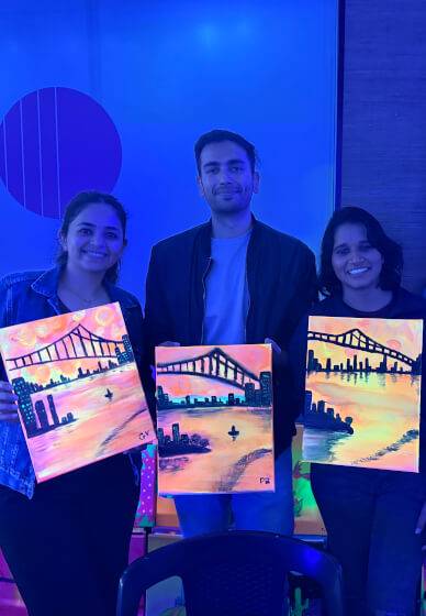 Paint and Sip: Glow UV Light Paint Party
