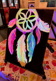 Paint and Sip: Glow UV Light Paint Party