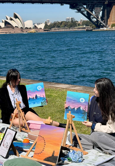 Paint and Sip Picnic: Outdoor Art Experience