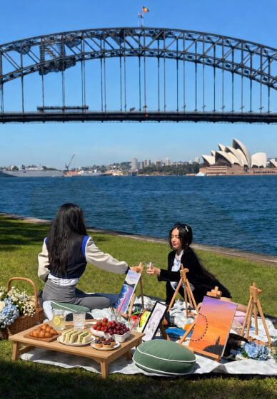 Paint and Sip Picnic: Outdoor Art Experience