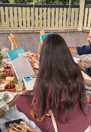 Paint and Sip Picnic: Outdoor Art Experience
