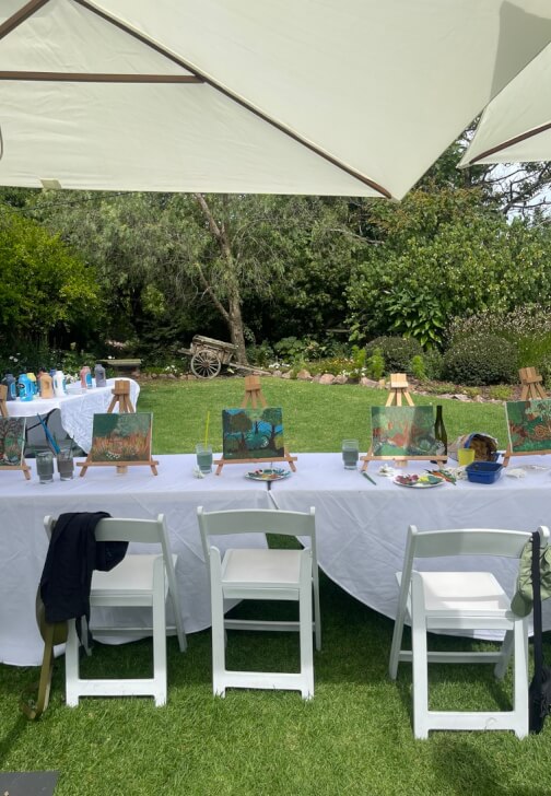 Painting class in Berwick